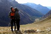 Gelido,ma bellissimo week-end al Bivacco Occhi in Val Grande da Vezza d'Oglio ad avvistare tanti cervi il 18 ottobre 2009 - FOTOGALLERY